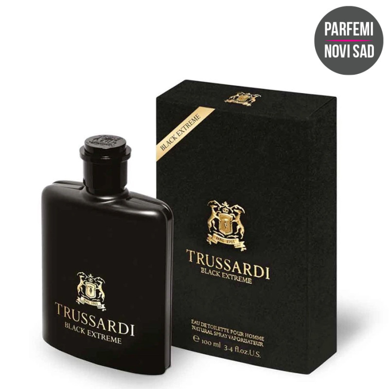 TRUSSARDI UOMO BLACK EXTREME EDT 100ml