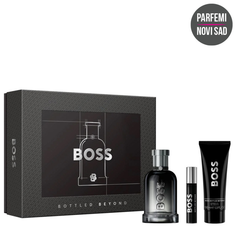 BOSS BOTTLED BEYOND EDP 100ml+ MINIJATURA 10ml + SHOWER GEL 100ml